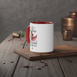 Mug tasse céramique - Idée cadeau Original avec message remerciement famille - Ma super mamie merci de prendre soin de moi
