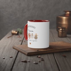 Mug tasse céramique - Idée cadeau Original avec prénom personnalisé remerciement métier - Super nounou merci de m'aider a