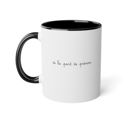 Mug tasse céramique - Idée cadeau Original avec prénom personnalisé remerciement métier - Super nounou merci de m'aider a