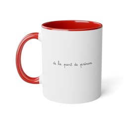 Mug tasse céramique - Idée cadeau avec prénom personnalisé remerciement métier - Le mug de ma super nounou merci