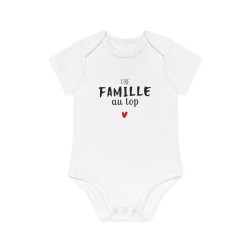 Body Bébé Drôle - Imprimé Humour et Citations - Cadeau Original naissance famille - La famille au top - France