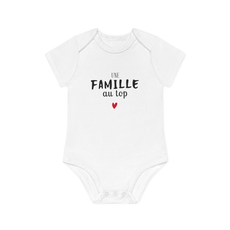Body Bébé Drôle - Imprimé Humour et Citations - Cadeau Original naissance famille - La famille au top - France