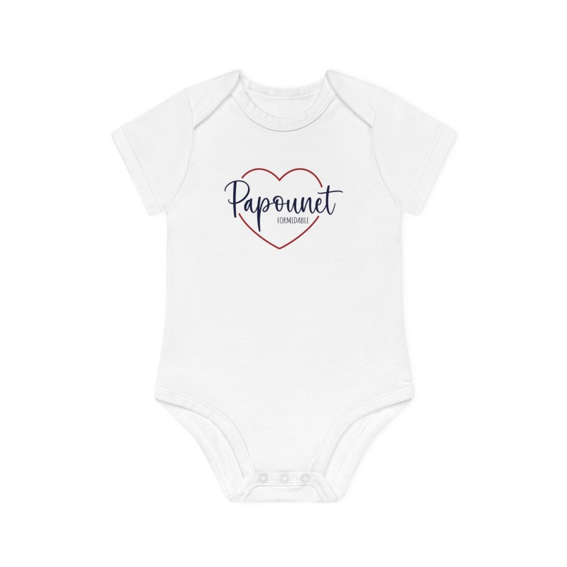 Body Bébé Drôle - Imprimé Humour et Citations - Cadeau Original naissance - Papounet formidable - France