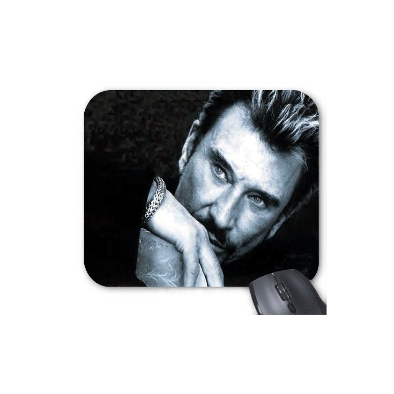 Tapis de souris personnalisé johnny hallyday